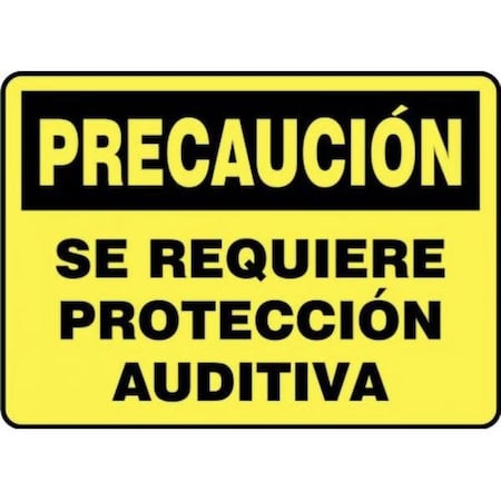 Accuform OSHA CAUTION Safety Sign HEARING SHMPPE792XV SHMPPE792XV